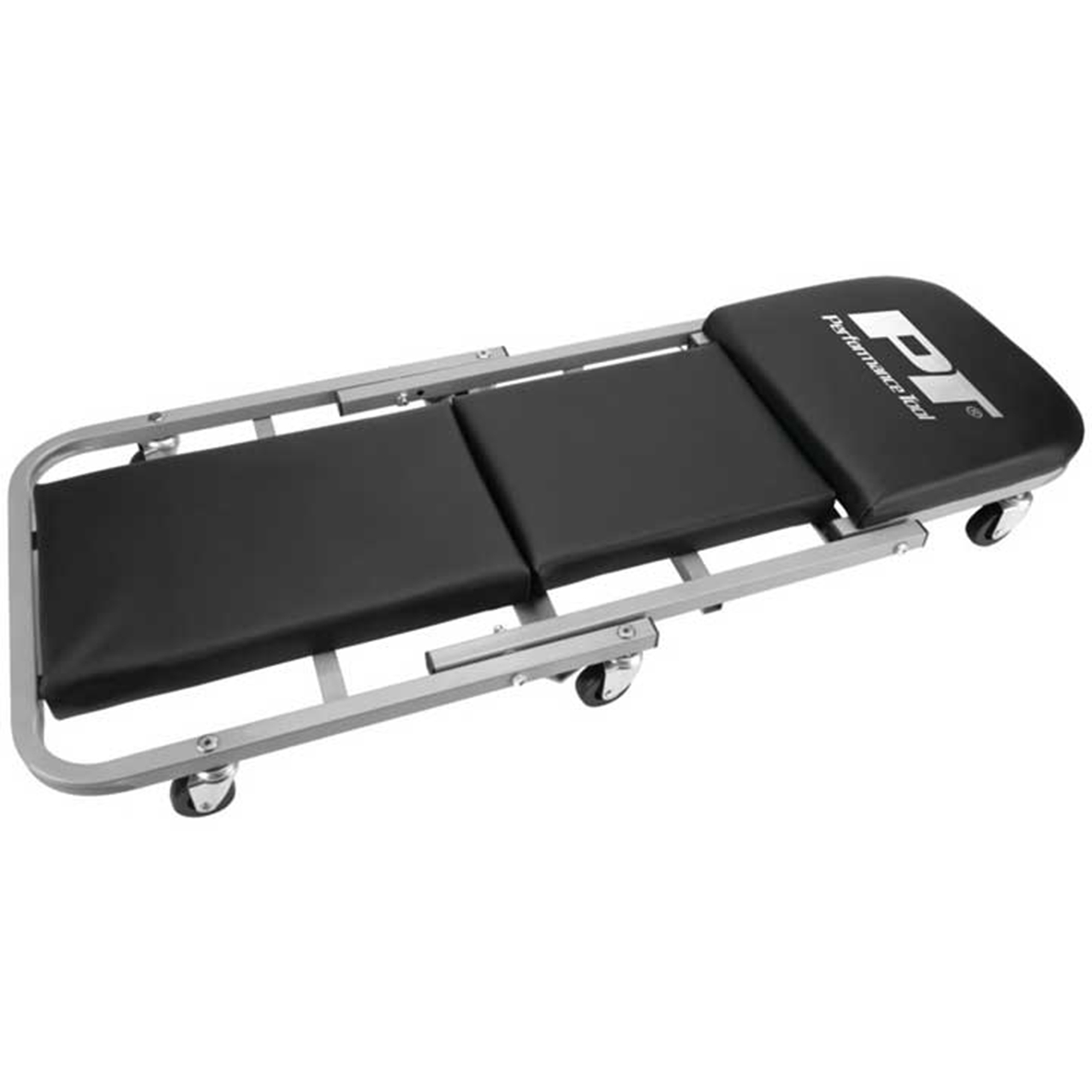 Performance Tool 2-in-1 Z-Frame Creeper — 40in., Cushioned, Low Profile, 6 Swivel Casters, Black, Model# PRTW85018